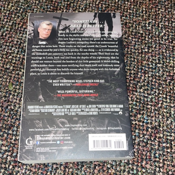 Pet Sematary by Stephen King book paperback - Picture 2 of 4